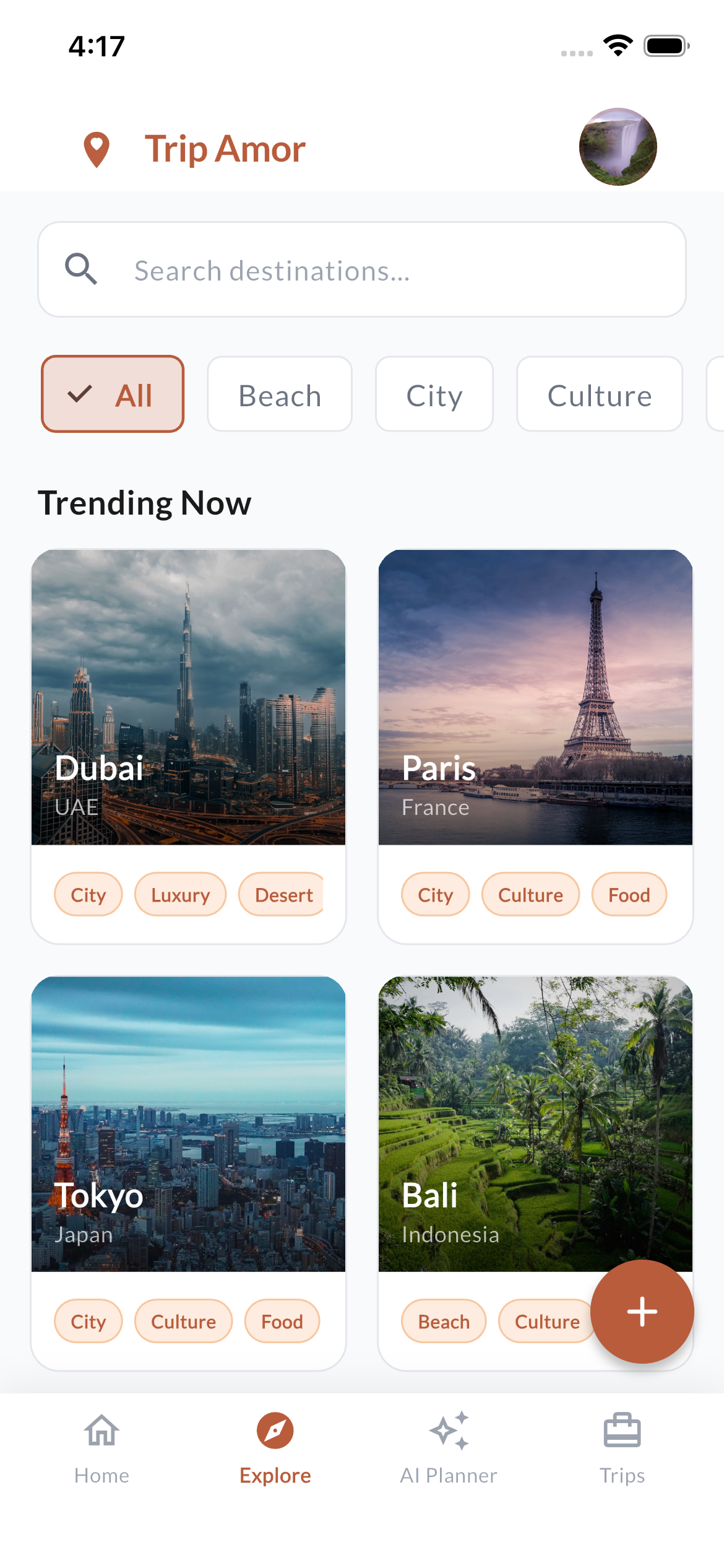 Explore Destinations